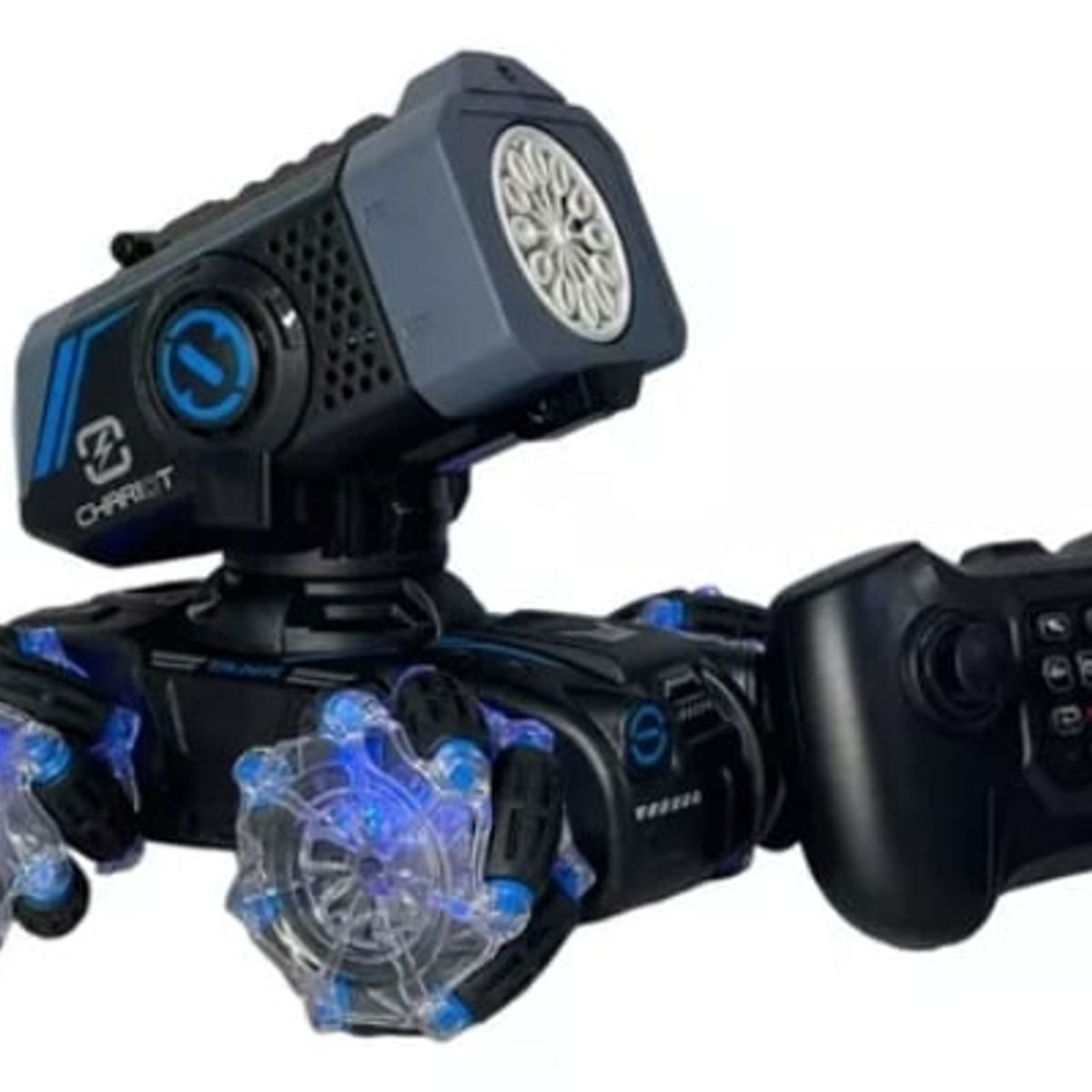 GENERICO - TANQUE CARRO JUGUETE LANZA BURBUJAS MANDO SENSOR