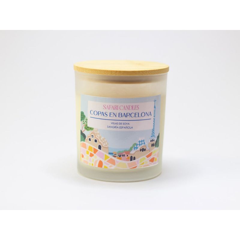 SAFARI - Vela aromática en cera de soya - Copas en Barcelona