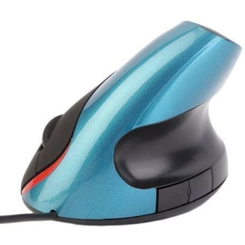 SEISA - Mouse 5d Vertical Ergonómico Cable Túnel Carpiano Óptico