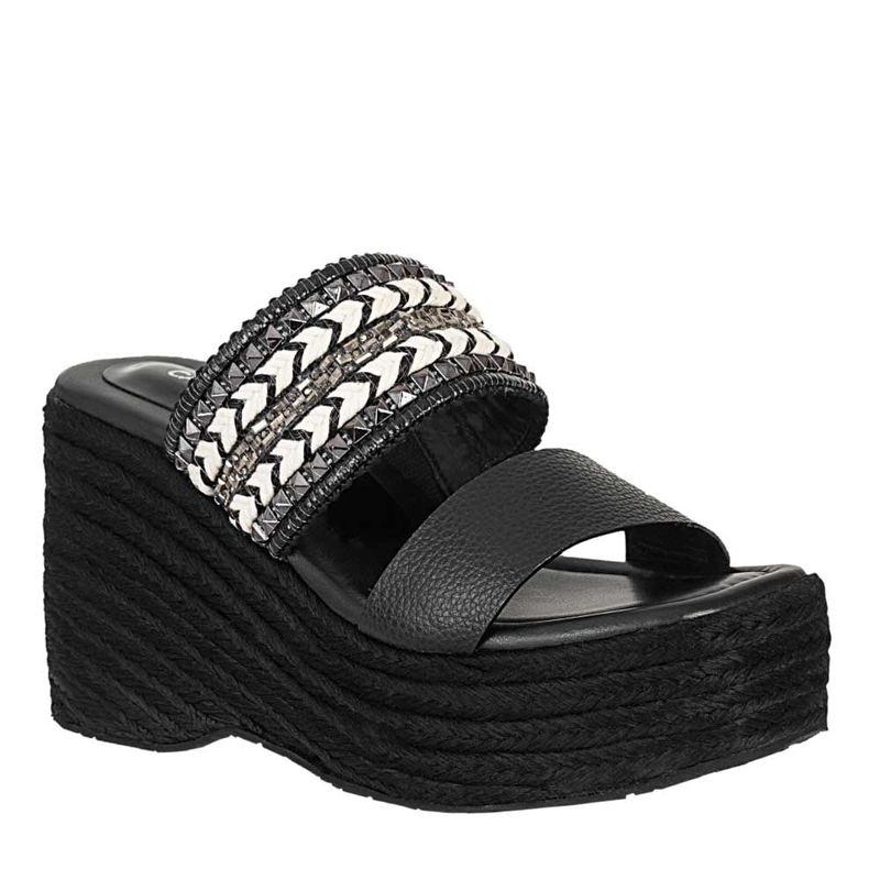 CAROLINA CRUZ - Plataforma de Mujer marca CAROLINA CRUZ en Color NEGRO  / PLAT.M-4175