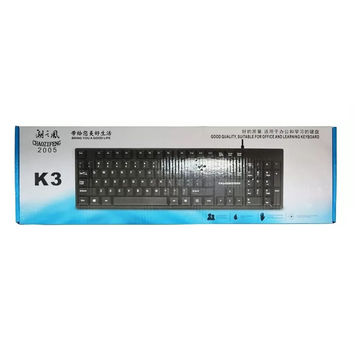 GENERICO - Teclado Usb Alámbrico K3 Pc Oficina Hogar Teclas Numéricas