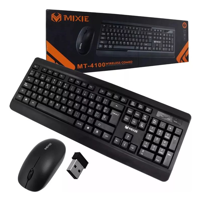 MAGIC MIXIES - Combo Teclado Mouse Inalámbrico Alta Precisión Sensor Óptico