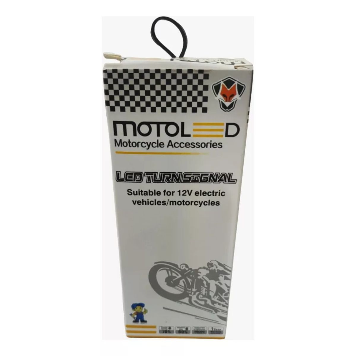 GENERICO - Direccionales Led Accesorio Moto Vehículo Bobillo Faro Led