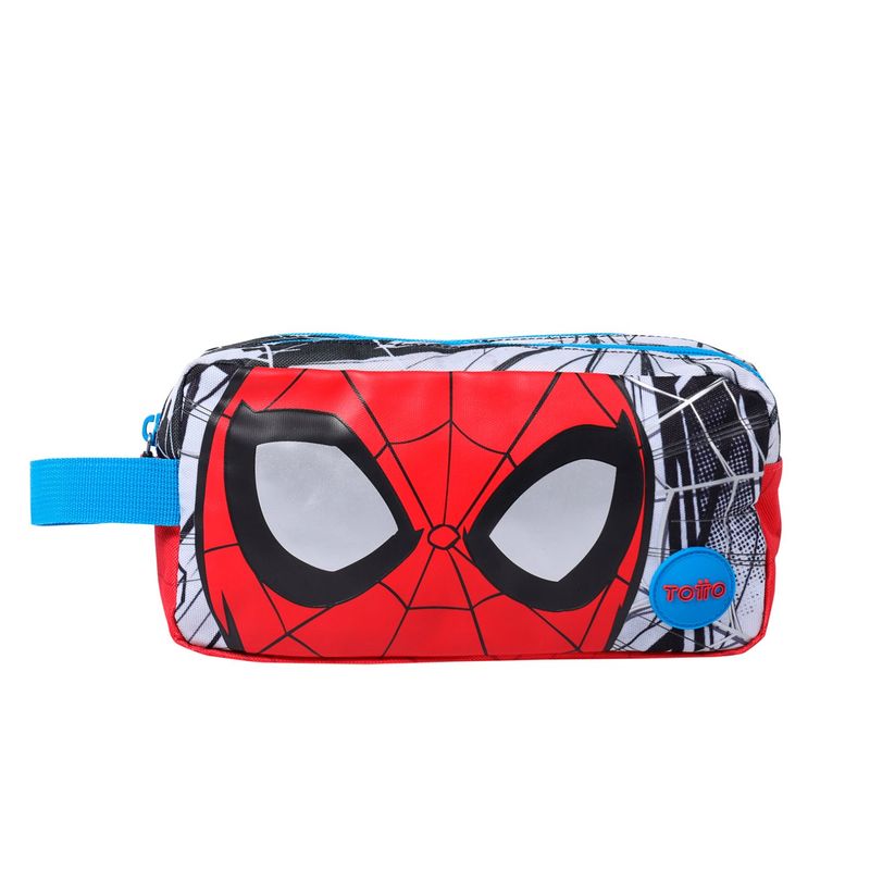 TOTTO - Cartuchera Spiderman City Blanco