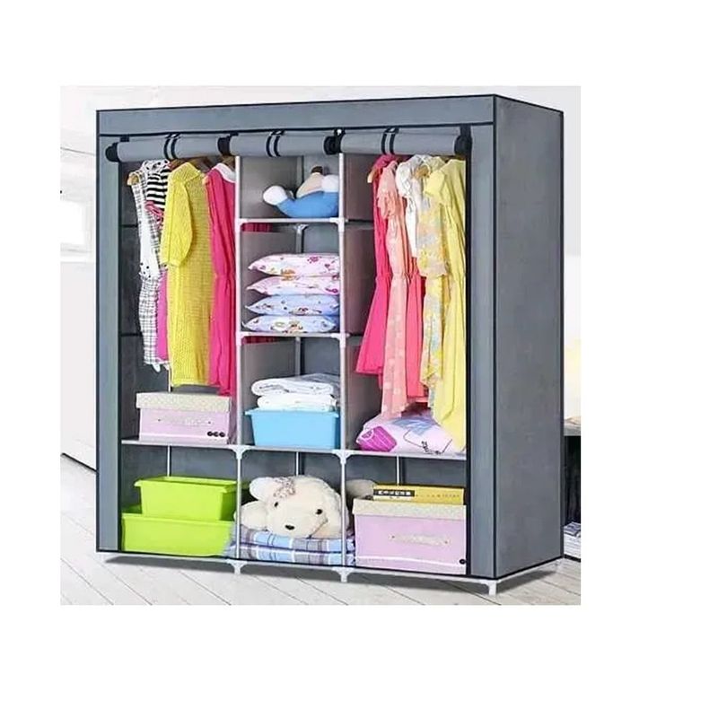 GENERICO - Closet Ropero Armable 3 Puertas Organizador Portatil