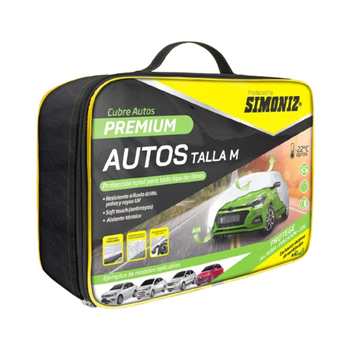 SIMONIZ - Cubreautos Premium Poliester Simoniz - Talla M