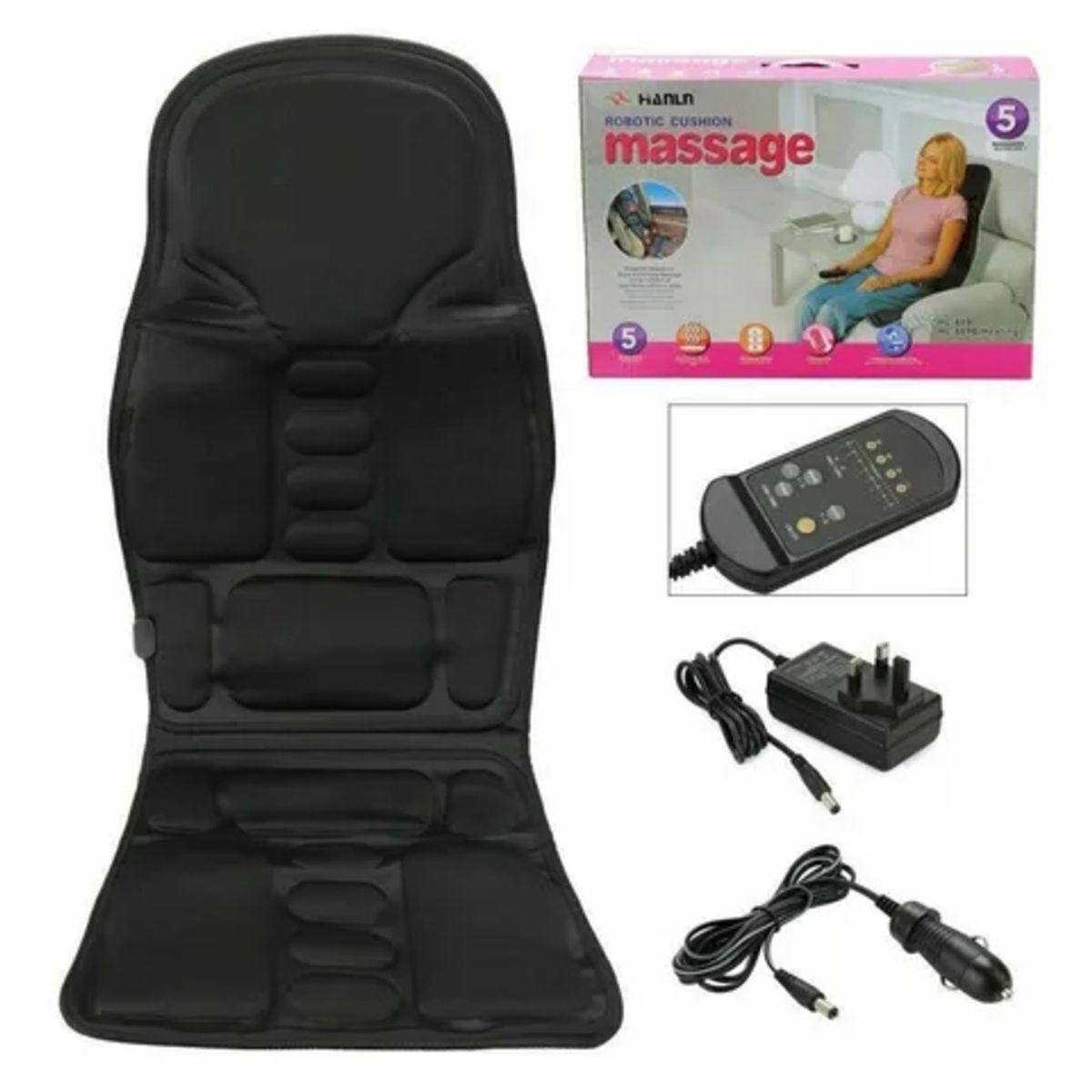 GENERICO - Masajeador Silla Con Calor Multiuso Portatil