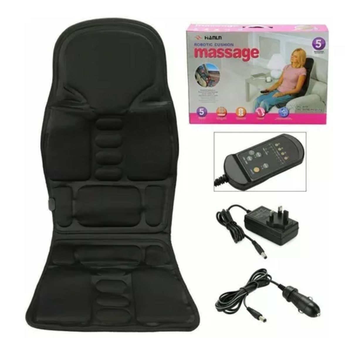 GENERICO - Masajeador Silla Con Calor Multiuso Portatil