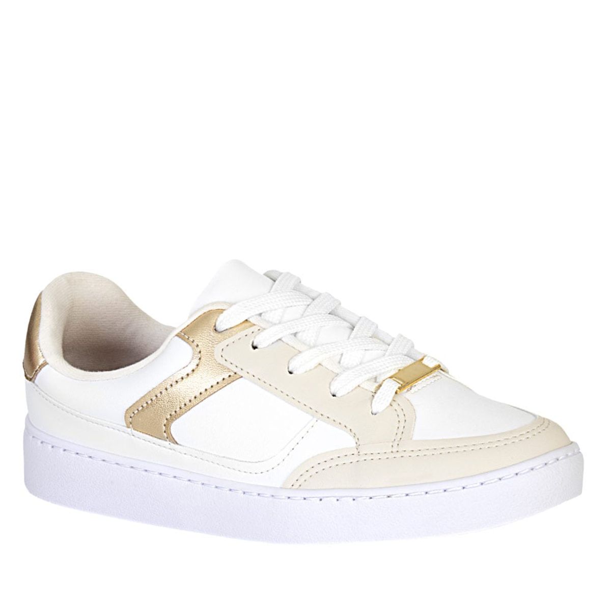 FRATTINI BELA - Tenis de Mujer marca FRATTINI BELA en Color BLANCO DORADO  / TENIS 121