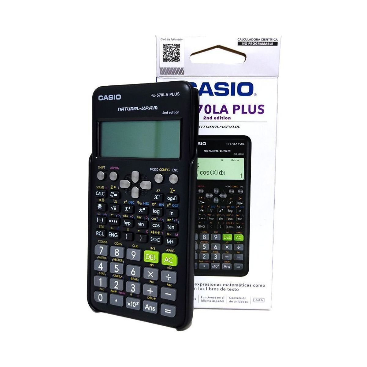CASIO - CALCULADORA CIENTIFICA CASIO FX570ES PLUS 417 FUNCIONES