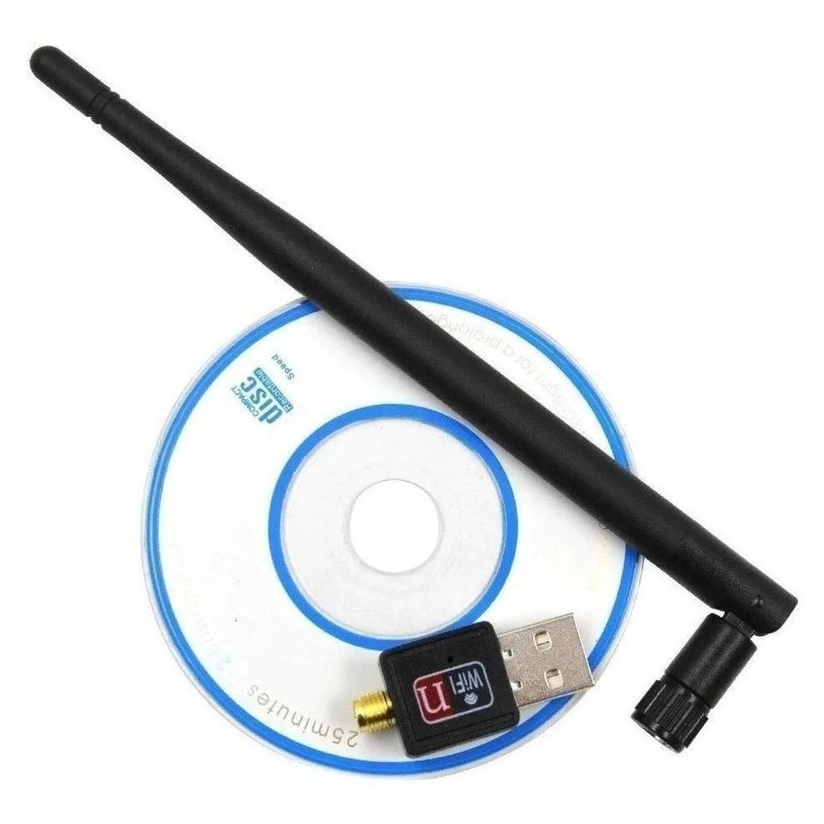 GENERICO - Adaptador Wi-fi Usb 2.0 De Alta Velocidad 1200 Mbps Antena
