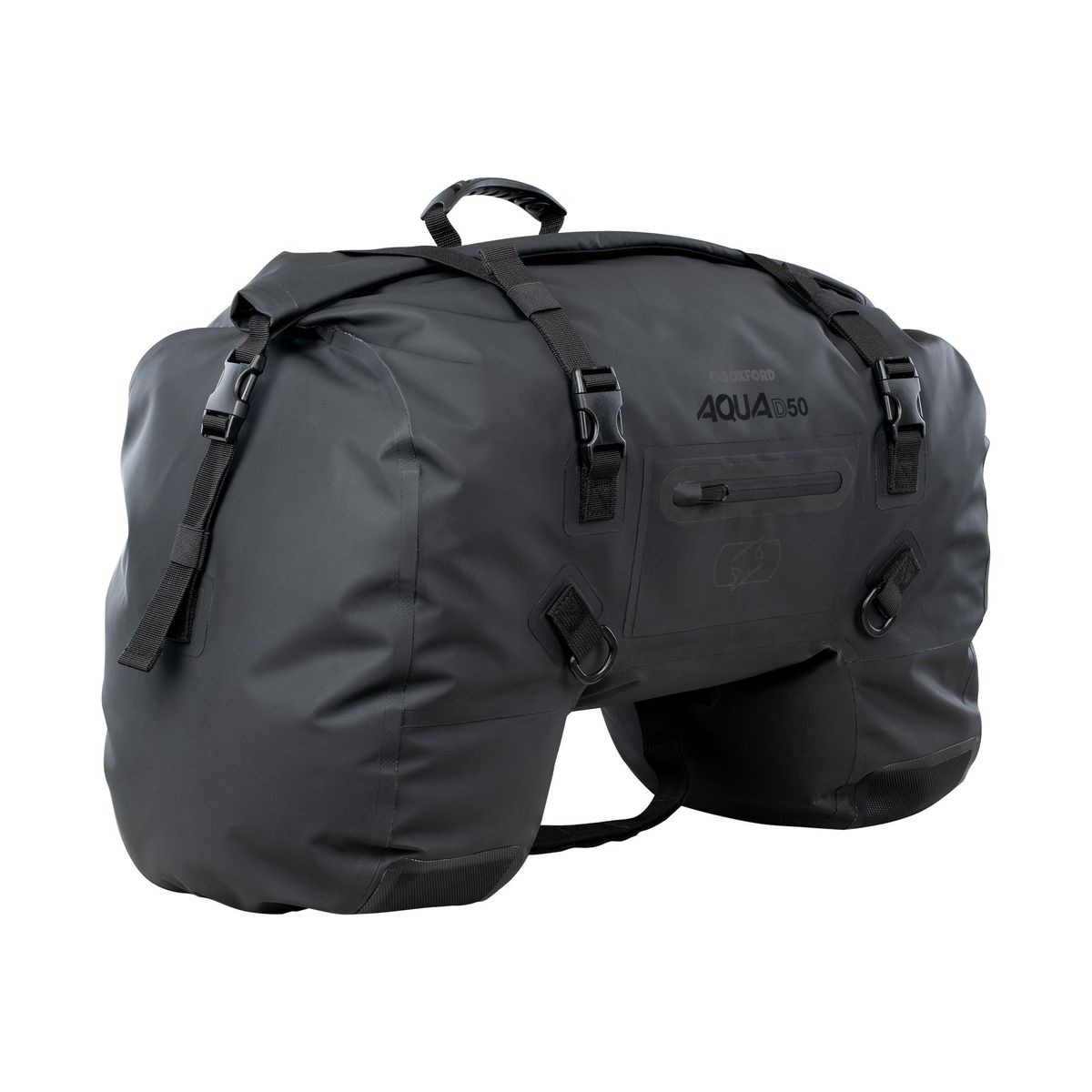 OXFORD - MALETA ROLL BAG OXFORD 50 LITROS DUFFEL IMPERMEABLE NEGRA
