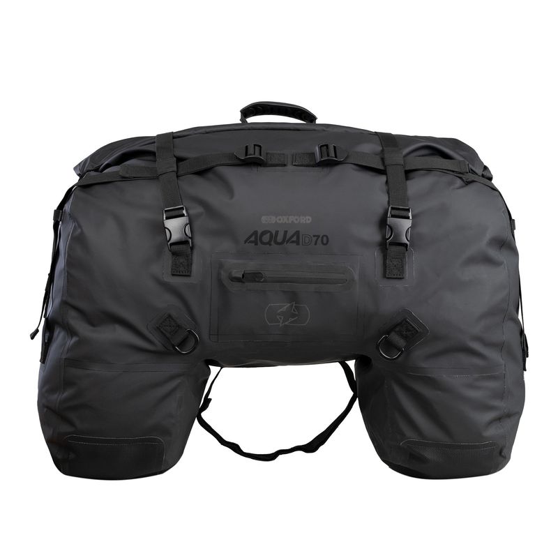 OXFORD - MALETA ROLL BAG OXFORD 70 LITROS DUFFEL IMPERMEABLE NEGRA