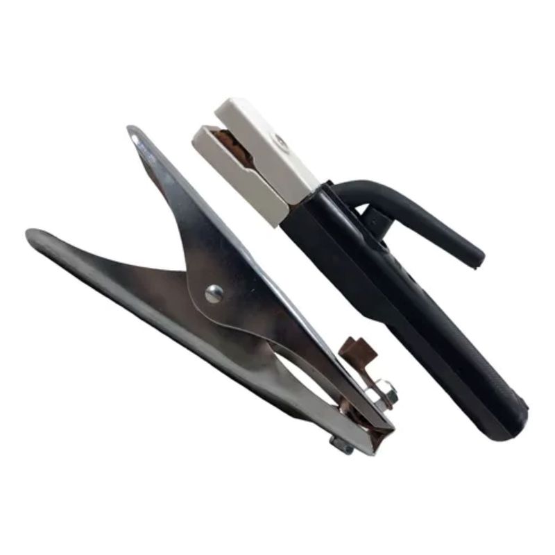 UYUSTOOLS - Combo Porta Electrodo Y Pinza Para Soldar 300a Profesional