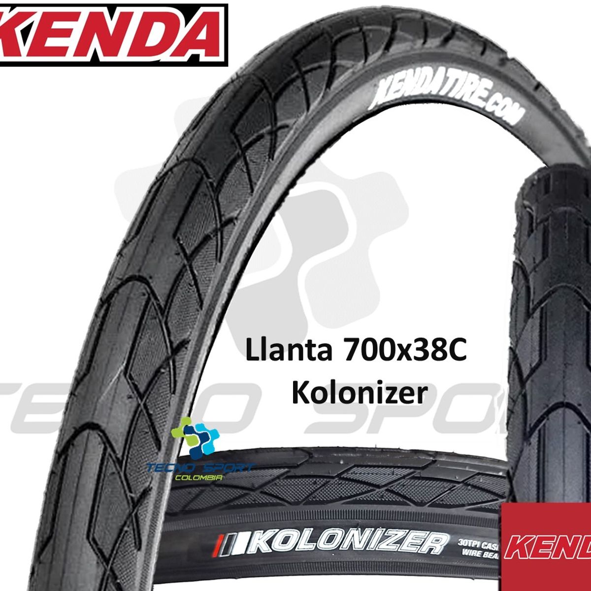 KENDA - Llanta Bicicleta Kenda Rin 700 X 38 Rin 29 X 2 Unidades