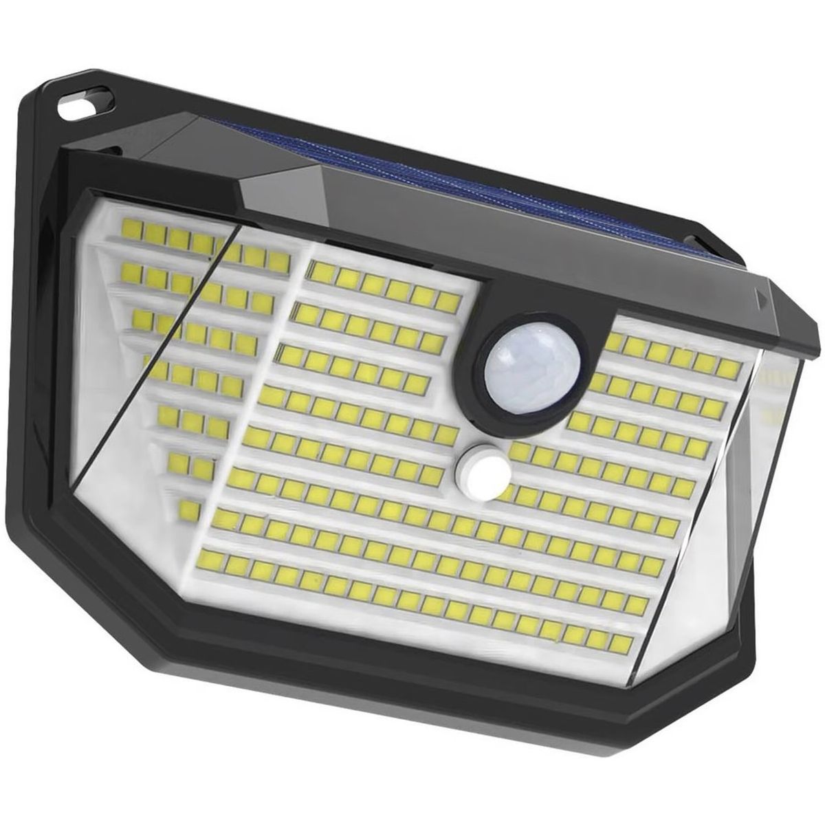 ONE PIXEL - Lampara Solar Led Exterior Pared One Pixel Sensor Movimiento - Negro