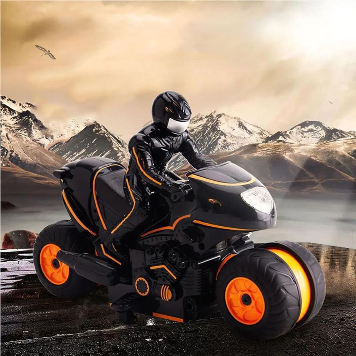 GENERICO - Moto Control Remoto Acrobacias De Alta Velocidad 360