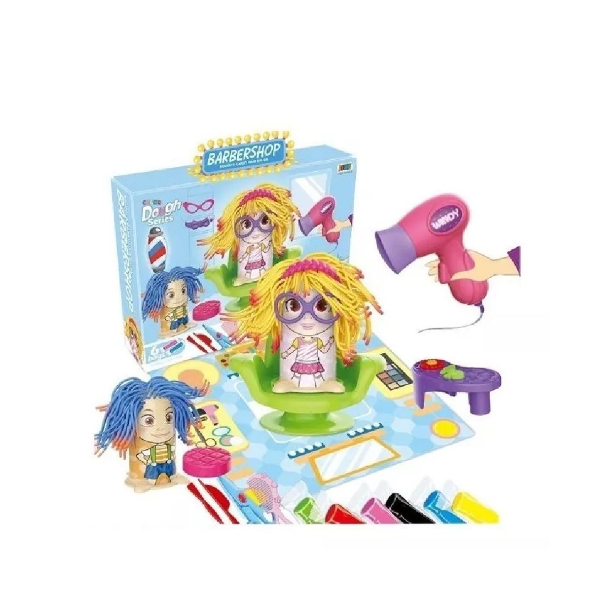 GENERICO - Plastilina Mechas Locas Para Niños