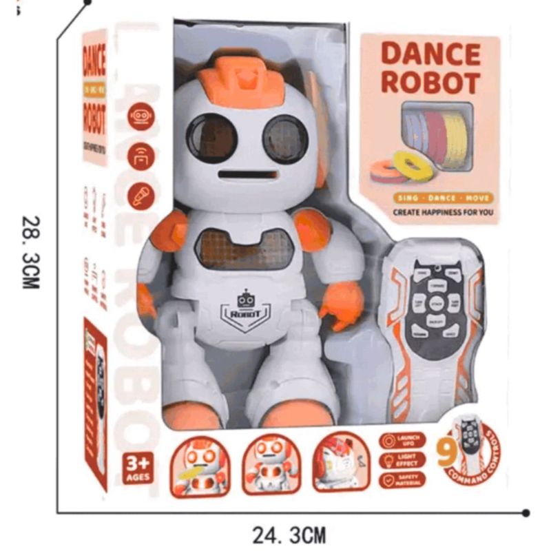 GENERICO - Robot Dance Control Remoto Lanzador De Fichas