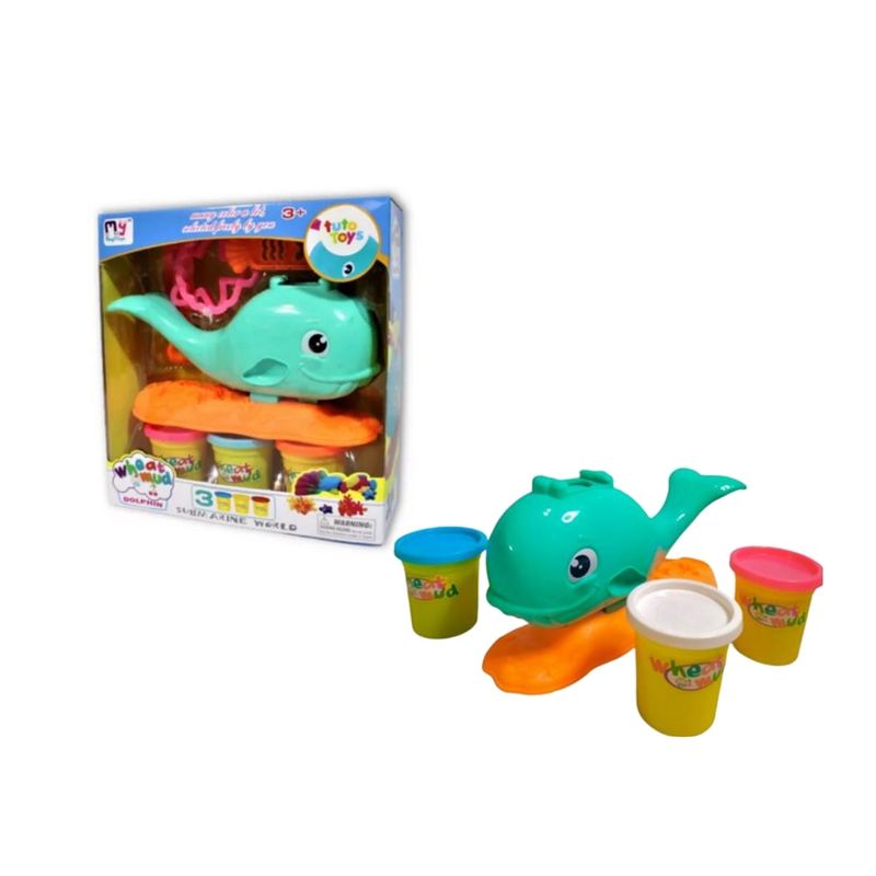 GENERICO - Juego Didactico Para Niños Plastilina Con Ballena