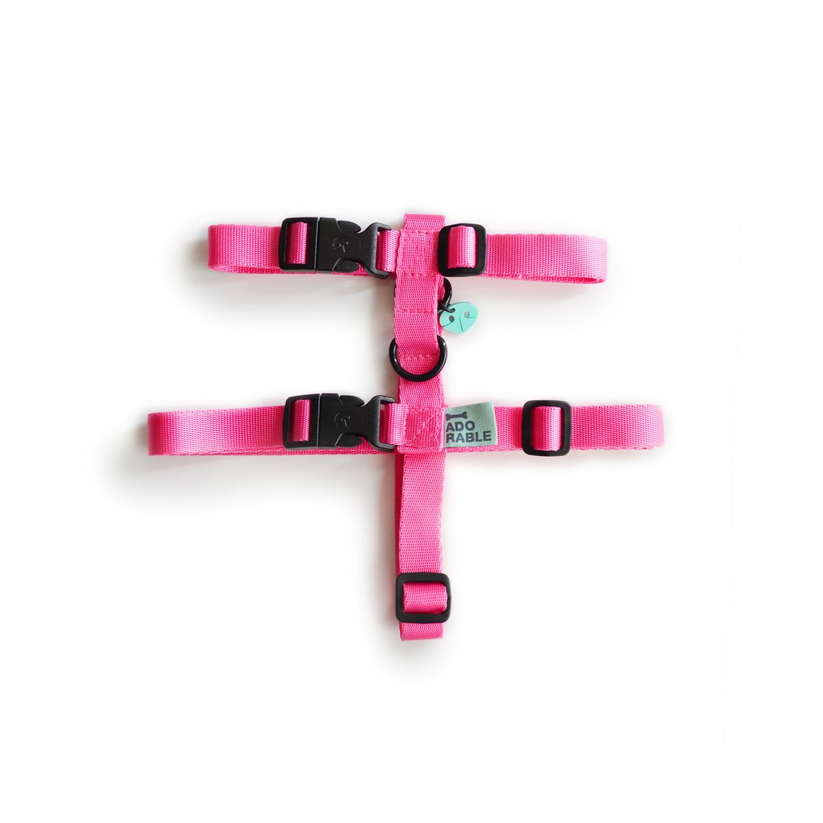 WAWAW - Arnés para perro  talla L unicolor adorable rosa Wawaw