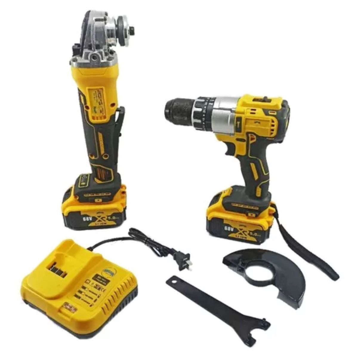 CHICAGO - Combo Taladro Y Pulidora Inalámbrico Brushless Batería 5ah