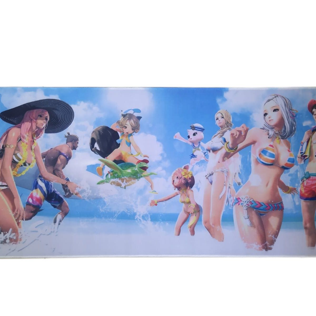 SEISA - Pad Mouse Gamer Extra Largo 88 Cm X 40 Cm - Diseño Playa