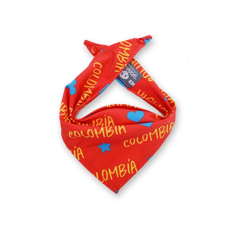 WAWAW - Pañoleta para perro talla L Colombia 2024 rojo Colombia Wawaw