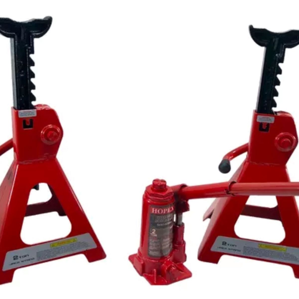 GENERICO - Combo Torres De Bloqueo Y Gato Tipo Botella 2ton