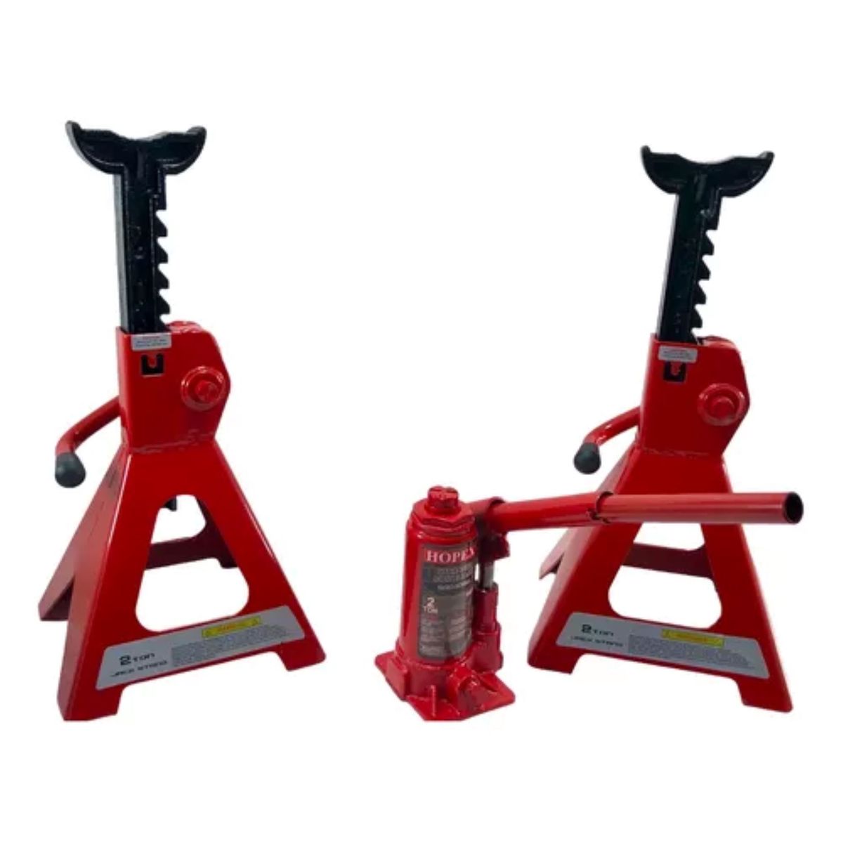 GENERICO - Combo Torres De Bloqueo Y Gato Tipo Botella 2ton