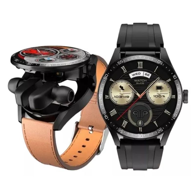 ZHOPI CO - Reloj Inteligente Smartwatch 2 En 1 GT5 Buds Con Auriculares