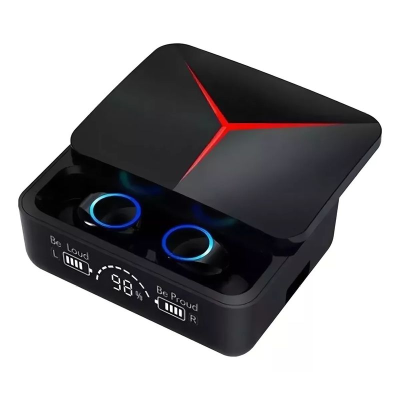 GENERICO - Audifonos Bluetooth Inalambricos Tactiles Led M90 Color Negro