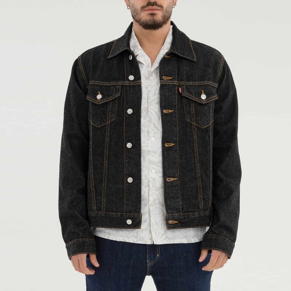 LEVIS - Chaqueta de jean para Hombre de Algodón Con botones Levis