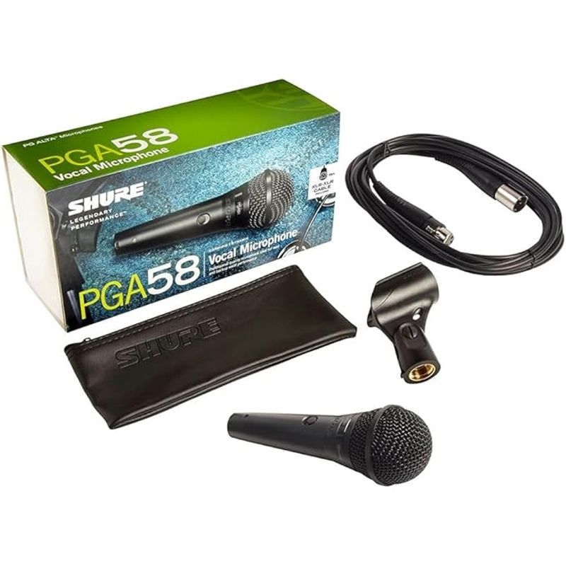 SHURE - Microfono Shure PGA58-XLR Cable Incluido