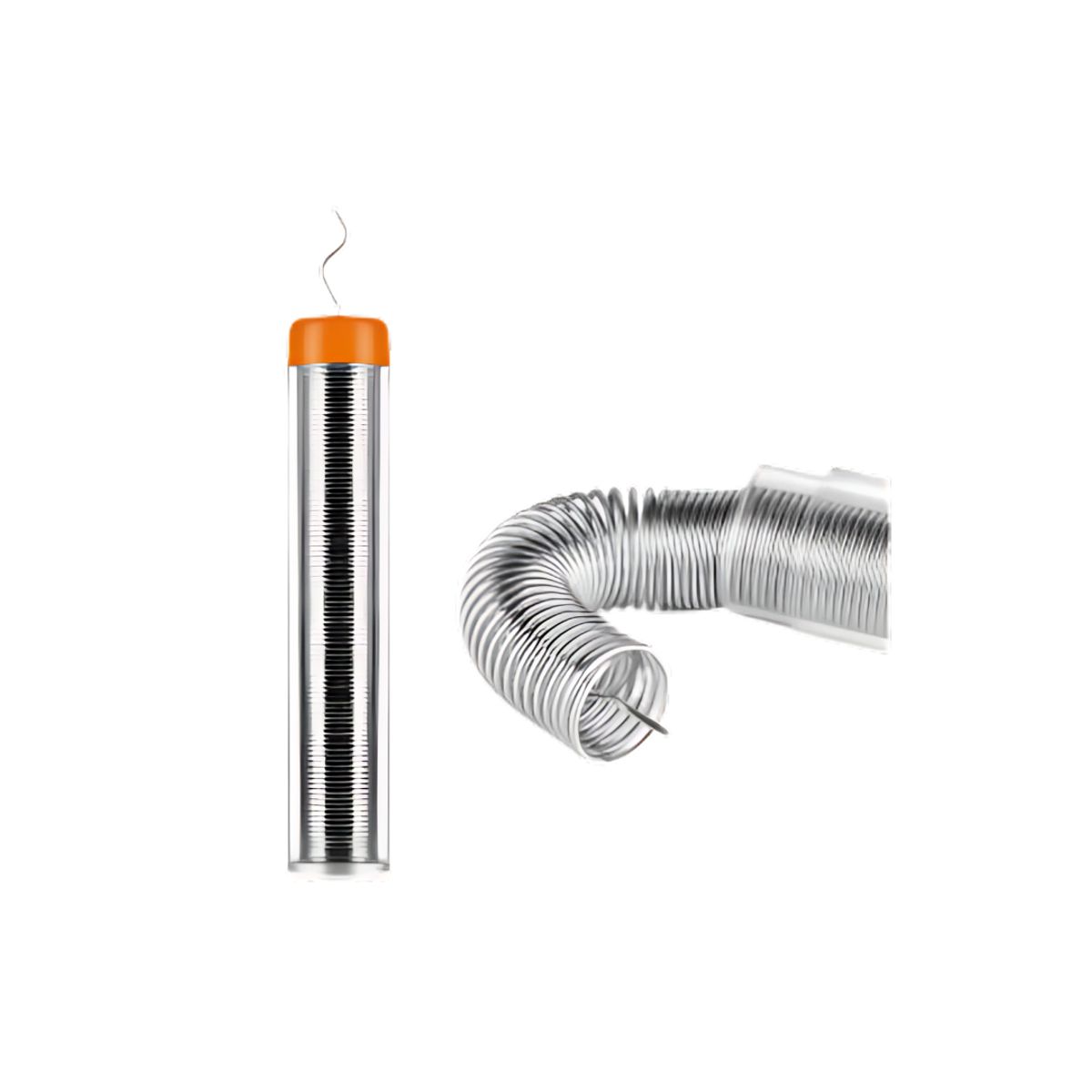 GENERICO - 2 Tubos De Estaño Para Soldar De Alta Pureza