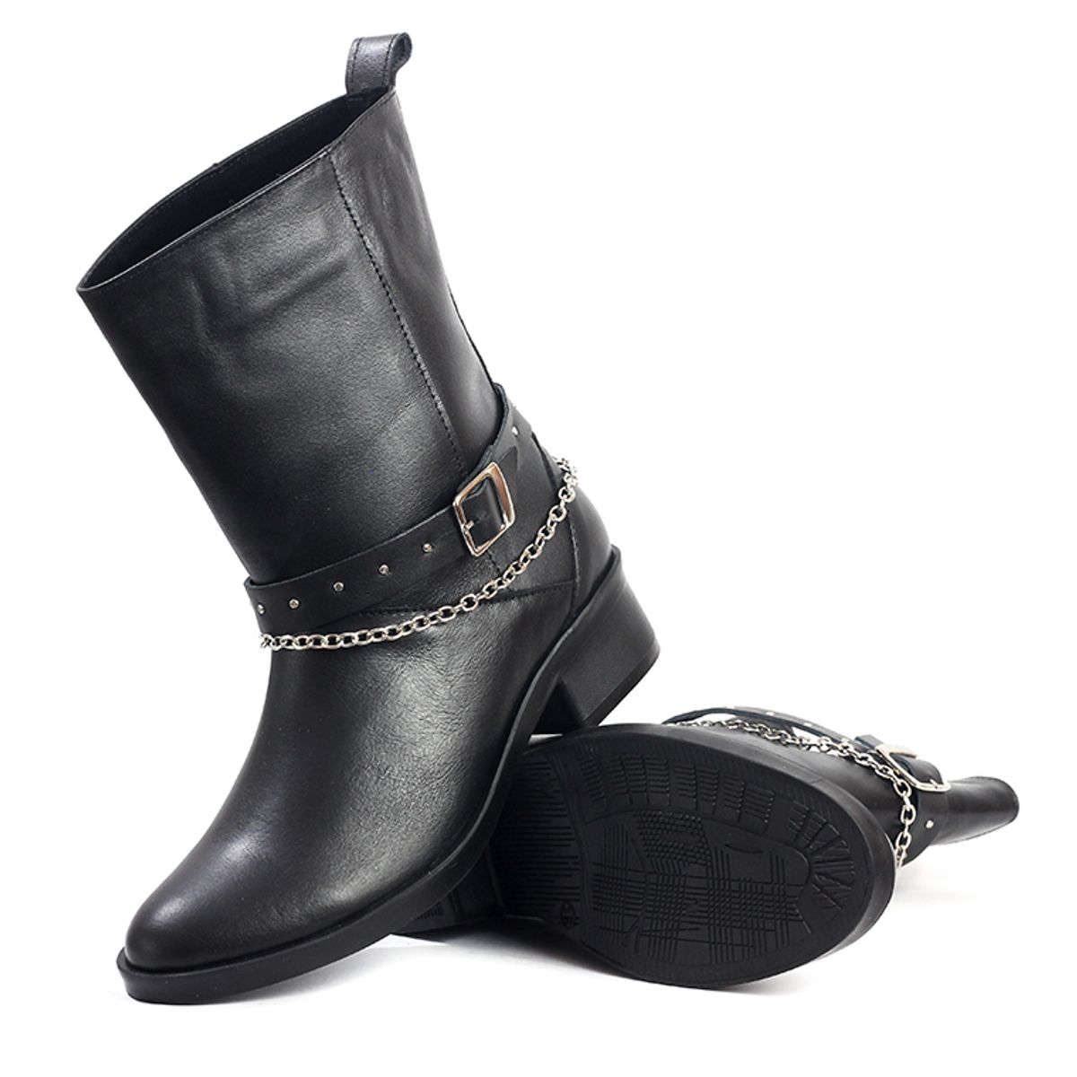 OCAI - Bota Mujer Cuero Negro OCAi Nicole