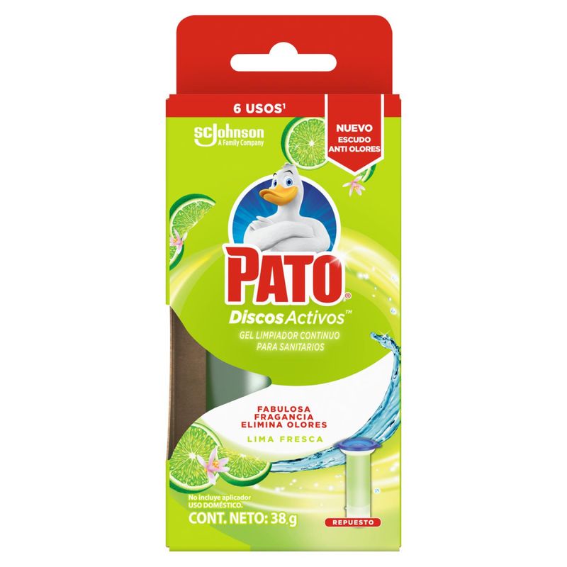 SC JOHNSON - Pato limpiador inodoro discos gel cítrico repuesto 36ml
