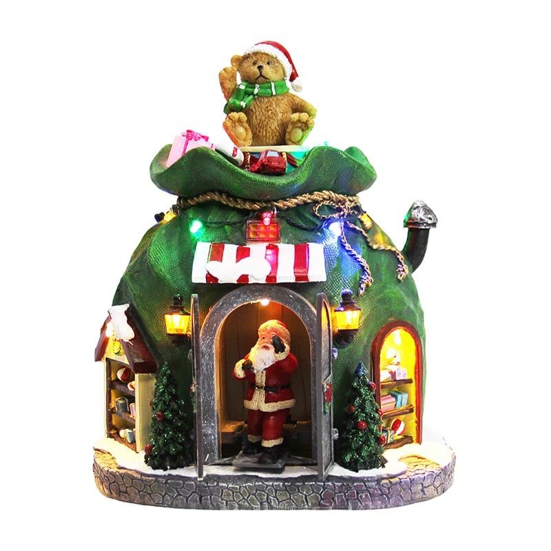 BURICA - VILLA DE BOLSA DE REGALO 18X16X22CM SANTA LUZ MOV