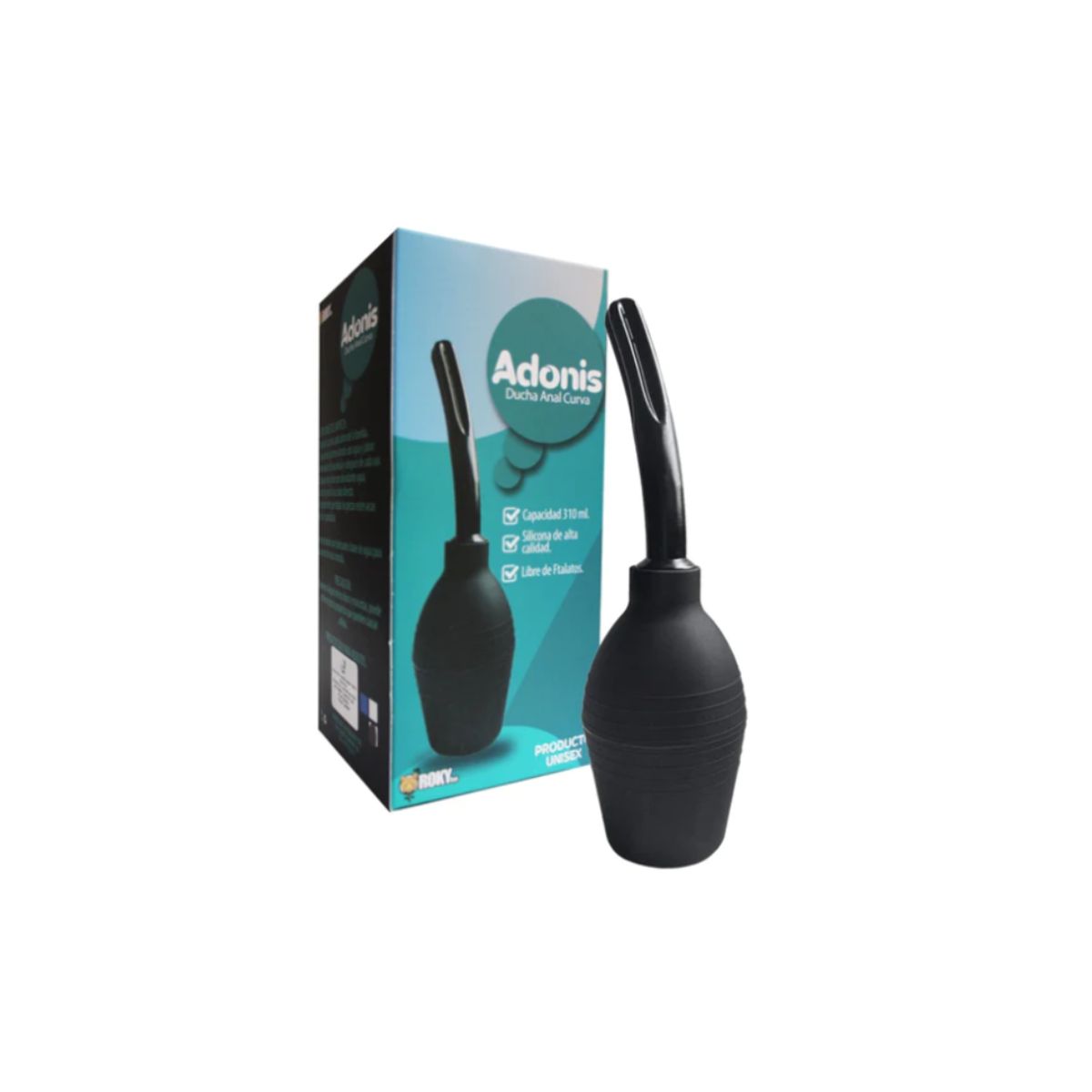 ELIXIR - Ducha anal o enema limpiadora curvo limpiadora curva grande