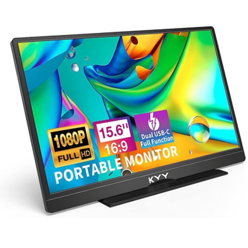 GENERICO - Monitor Portátil Kyy 15.6 Fhd Usb-c Hdmi