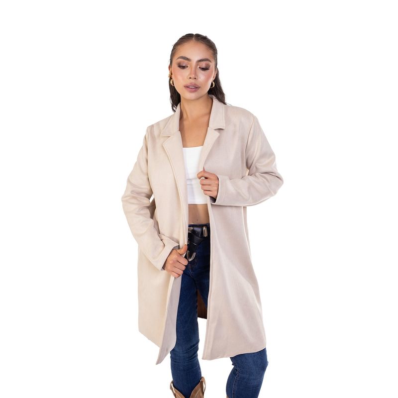 DREAMER - ABRIGO BEIGE PARA MUJER