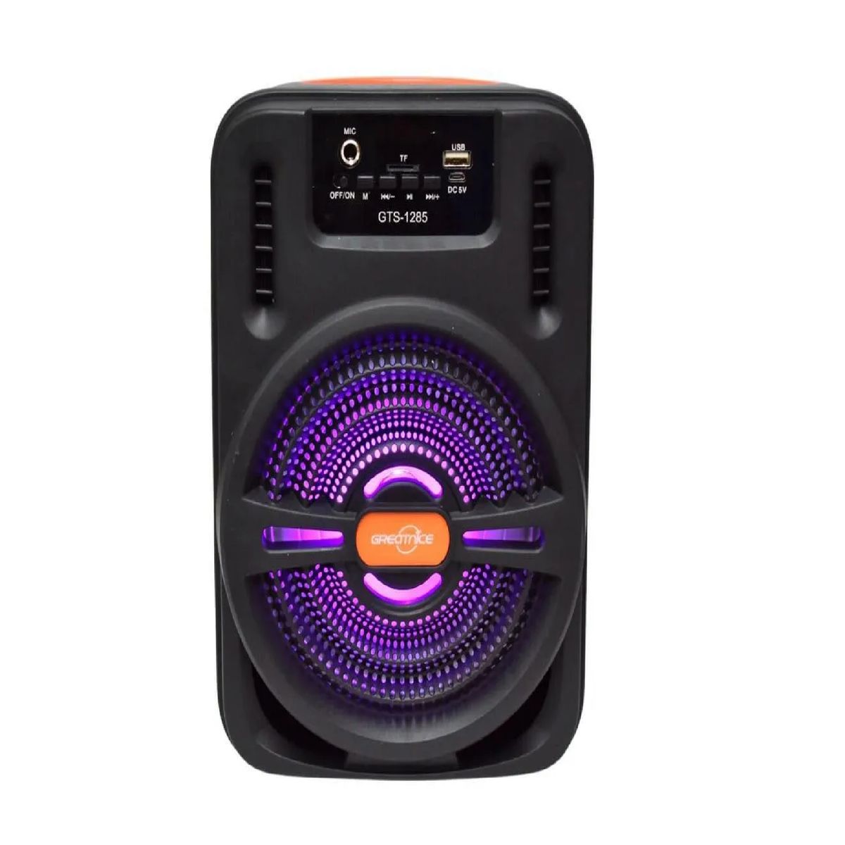 GENERICO - PARLANTE PORTATIL  CON BLUETOOTH & LUCES LED GTS