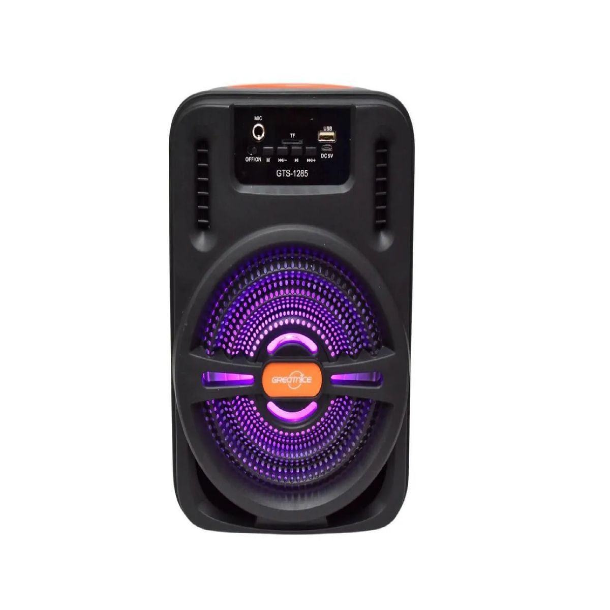 GENERICO - PARLANTE PORTATIL  CON BLUETOOTH & LUCES LED GTS