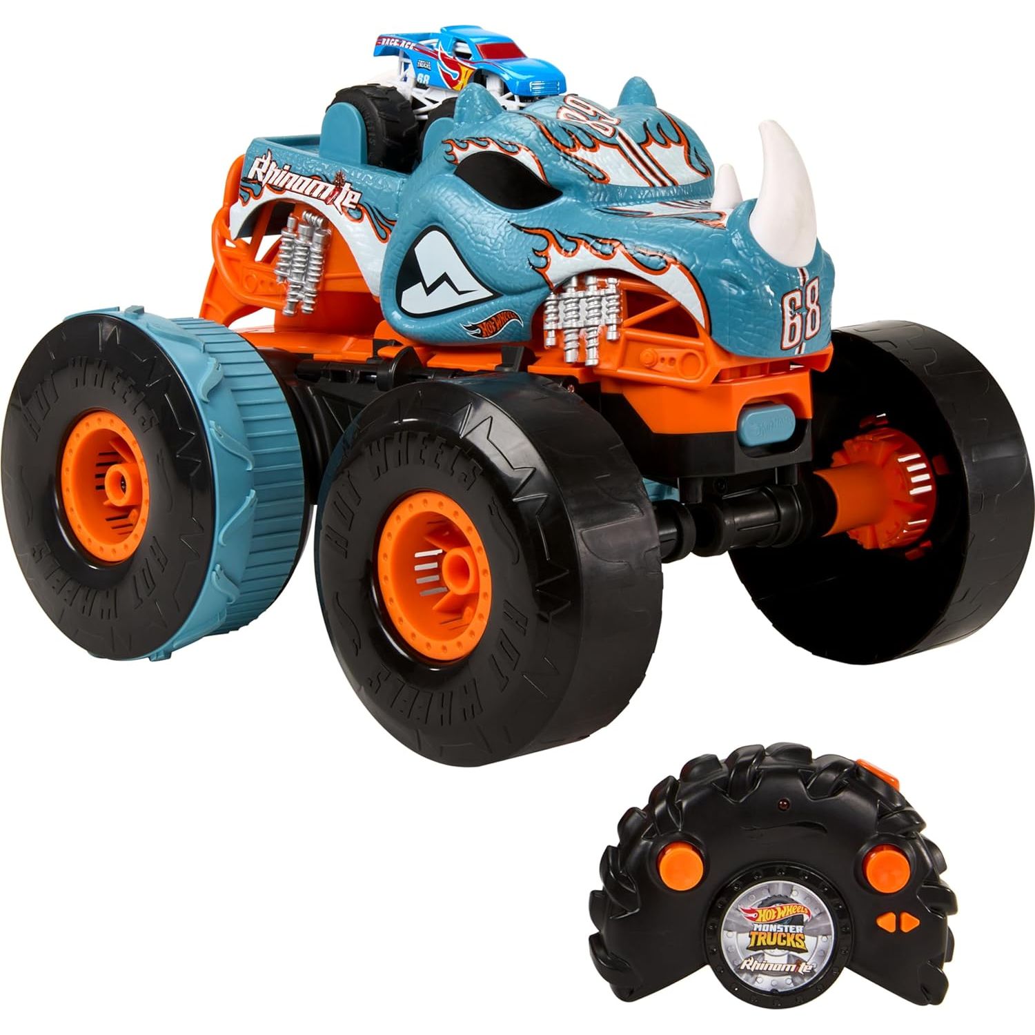 Carro Monster Truck Hot Wheels Rhinomita Transformable RC HOT
