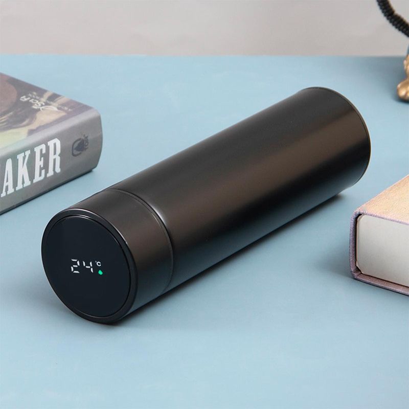 COMPRALOENCASA COM - Termo Mug Con Indicador De Temperatura Acero Inoxidable 420ml TMIT01