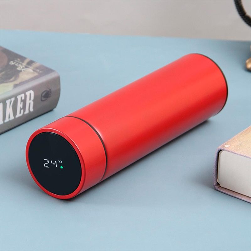 COMPRALOENCASA COM - Termo Mug Con Indicador De Temperatura Acero Inoxidable 420ml TMIT01