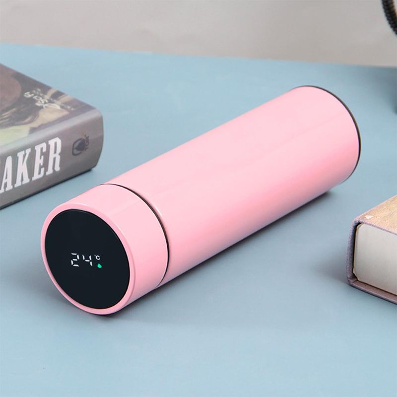 COMPRALOENCASA COM - Termo Mug Con Indicador De Temperatura Acero Inoxidable 420ml TMIT01