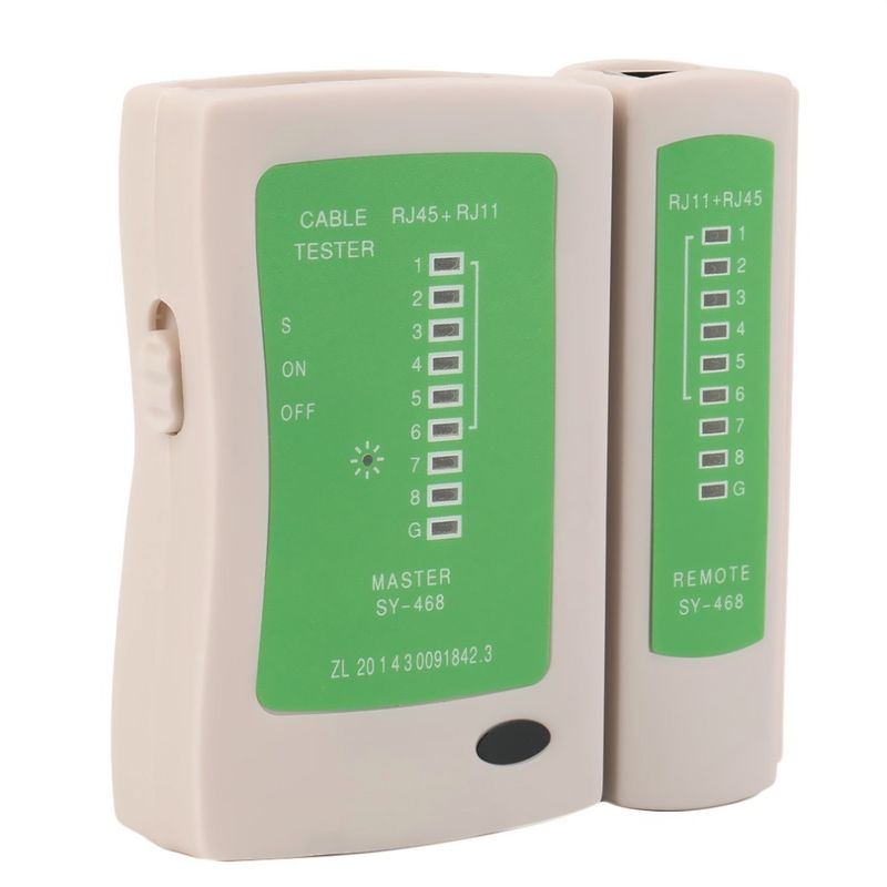 SEISA - Tester De Red Probador De Cables De Red Rj45 Rj11 Cat5