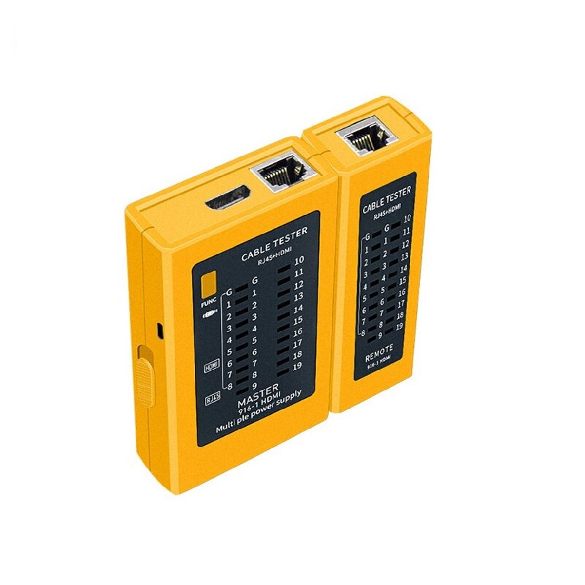 SEISA - Tester De Red Y Hdmi Probador De Cables Rj45 Rj11 Utp Hdmi