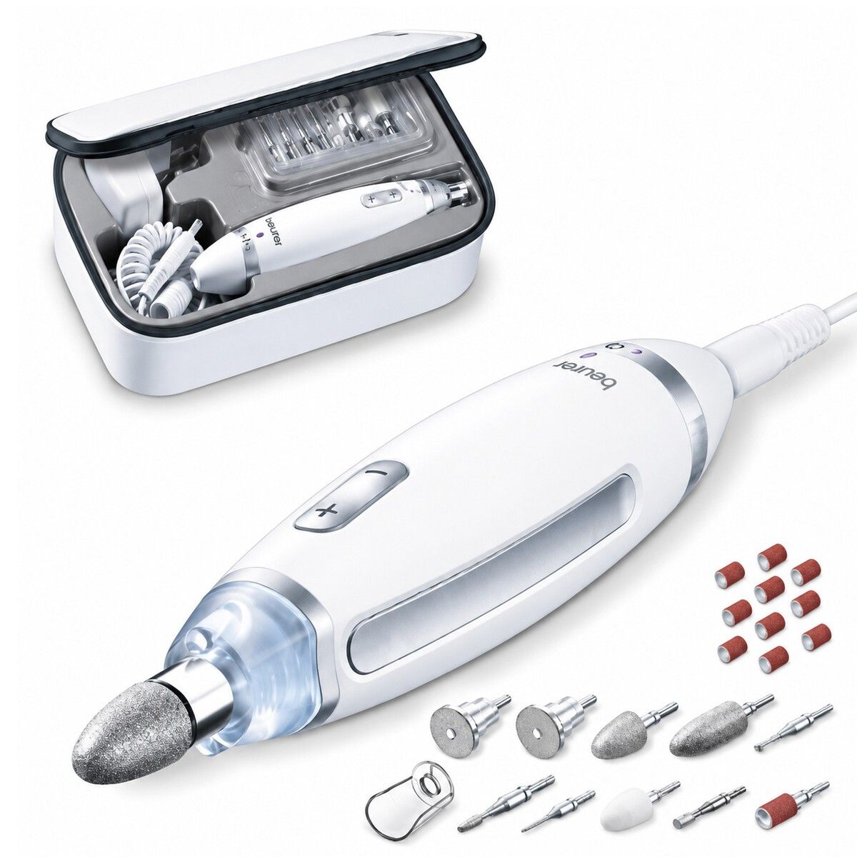 BEURER - Taladro Para Pedicura Y Manicura Beurer, 24 Piezas